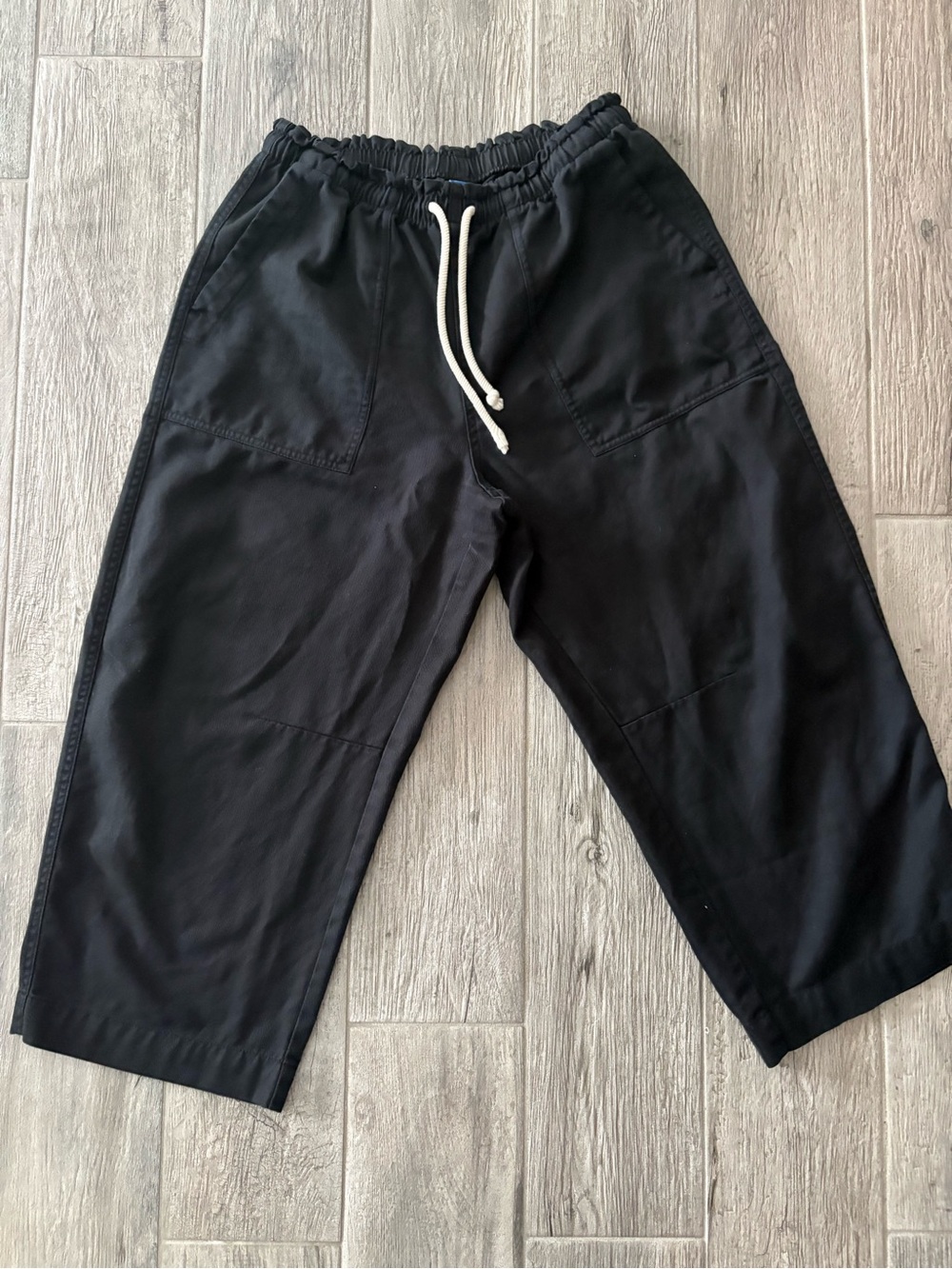Women’s Petite Drawstring Cargo Crop Pants